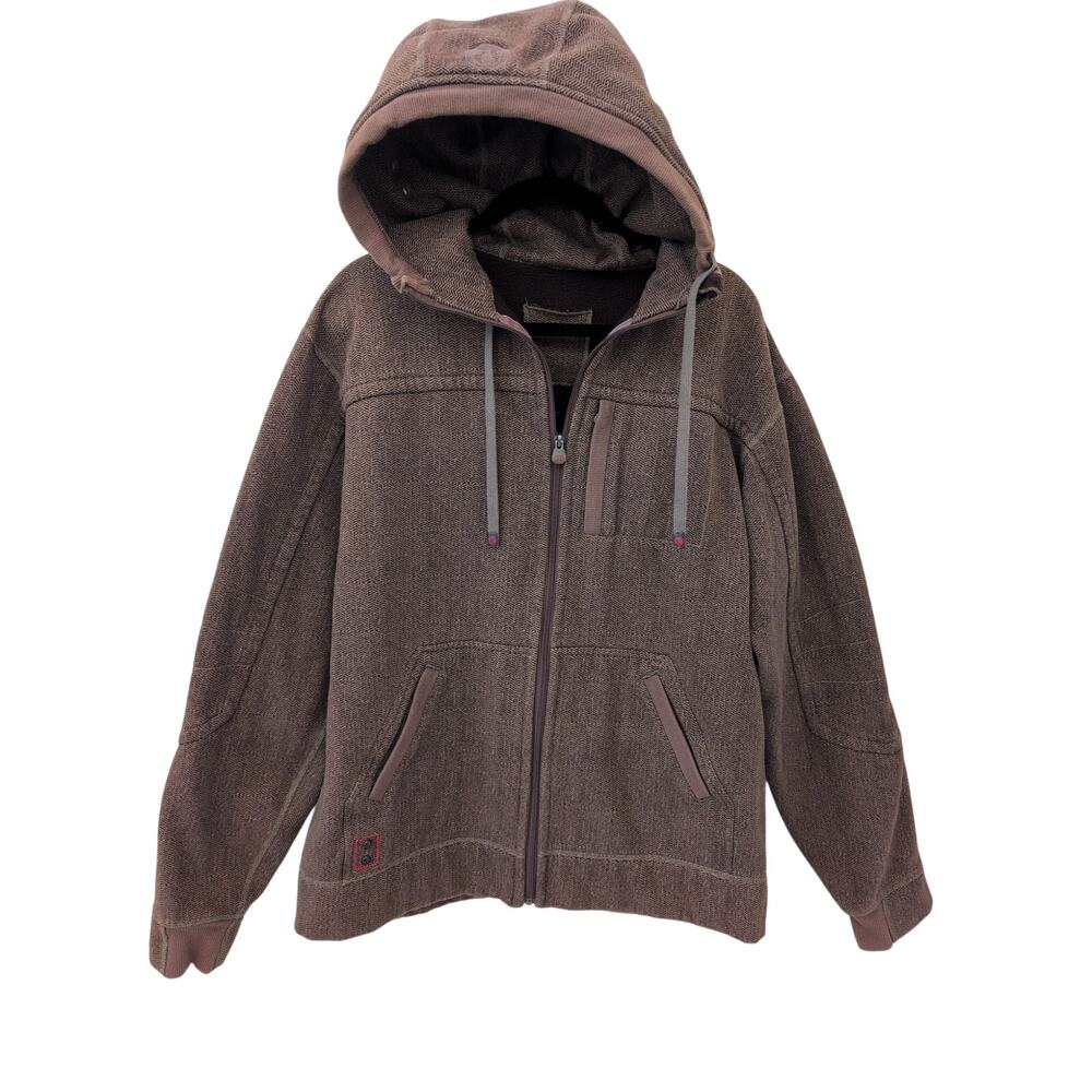 Men's Brown Hooded Jacket